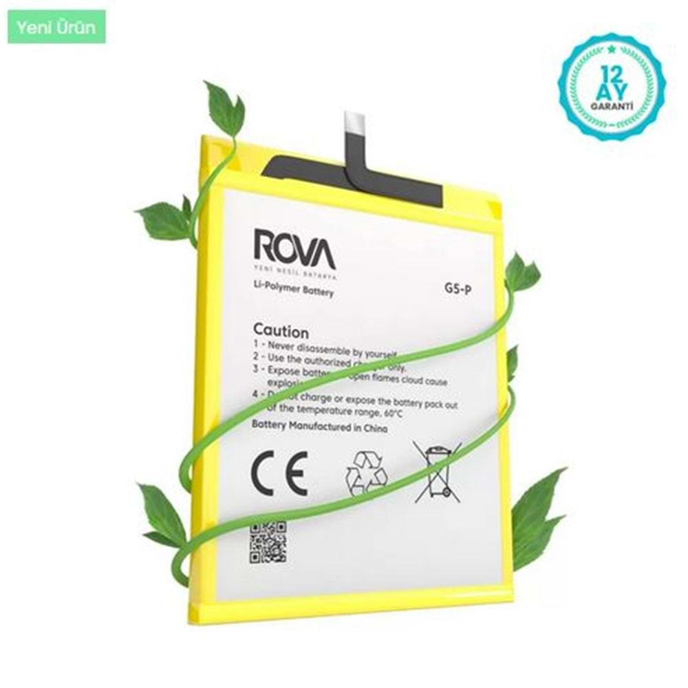 Rova General Mobile Gm5 Plus Batarya 3100 Mah