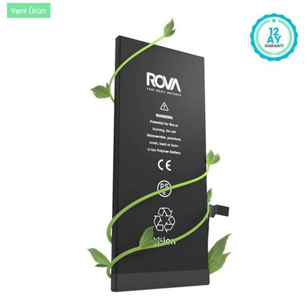 Rova İphone 7 Plus Batarya 3410 Mah Güçlendirilmiş