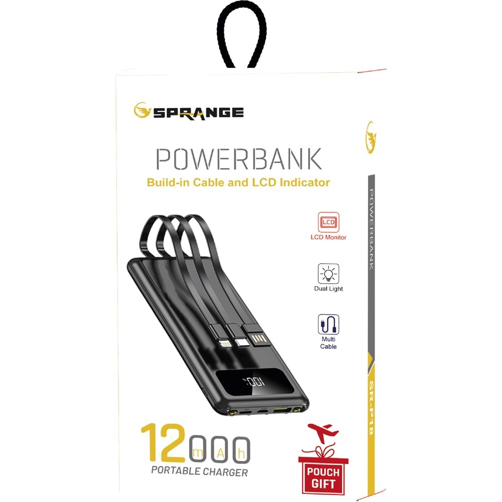 Sprange SRP18 12.000 mAh Powerbank