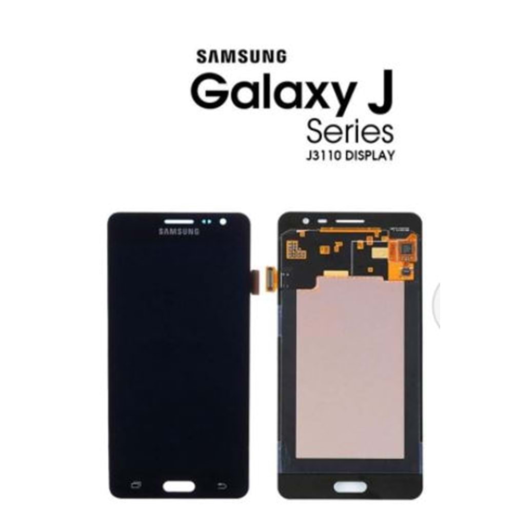 Samsungü Galaxy J3 Pro 2016 J3110 Lcd Ekran Oled Siyah