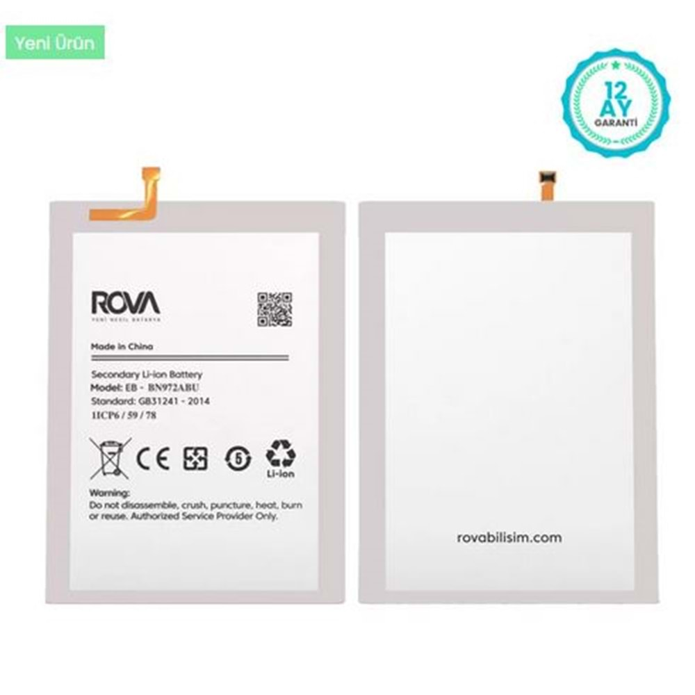 Rova Samsung Note 10 Plus ( Sm-N972 ) Batarya 4300 Mah.