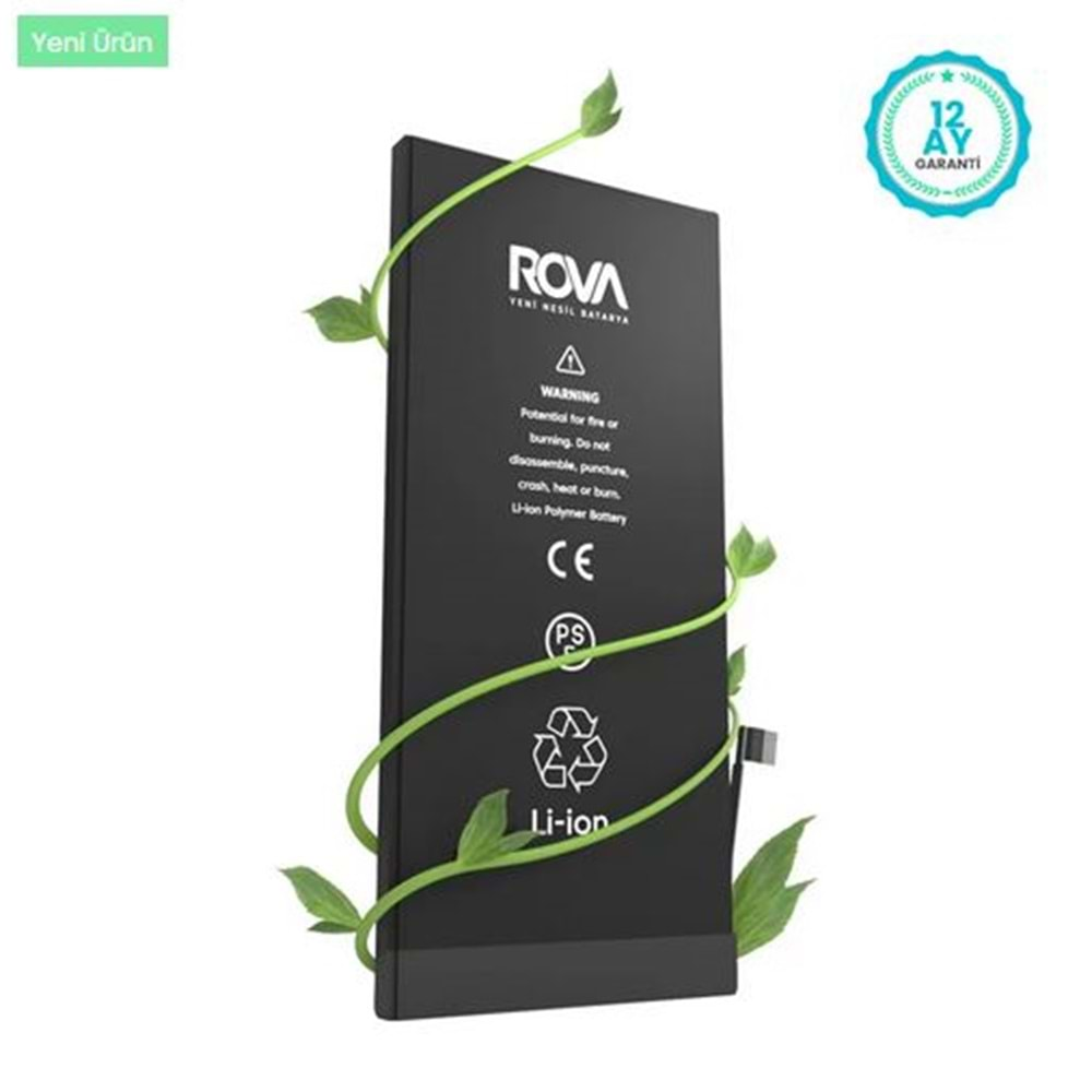 Rova İphone 12 Pro Batarya Güçlendirilmiş 3210 Mah.