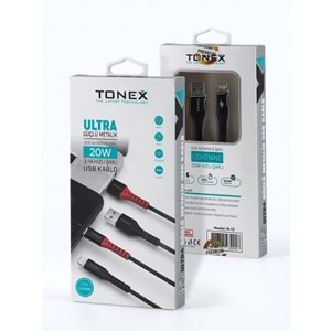 Tonex M-13 Lightning 3.4A Usb To Lightning Data Şarj Kablosu 20w