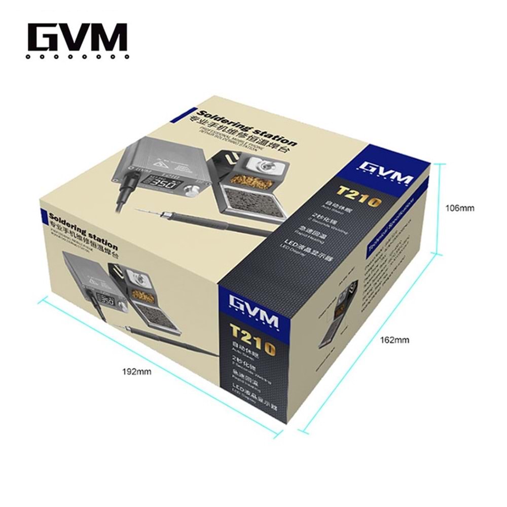 GVM T210 Lehim Makinesi