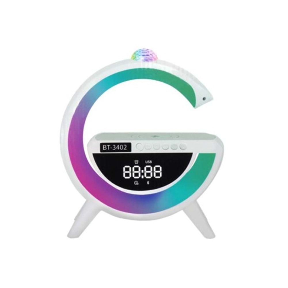 Polygold BT-3402 BT-FM Usb Speaker Disco Işıklı