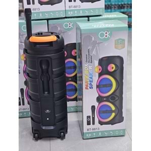 Concord BT-8813 Bt/Fm/Usb Büyük Boy Işıklı Hoparlör