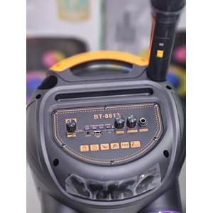 Concord BT-8813 Bt/Fm/Usb Büyük Boy Işıklı Hoparlör