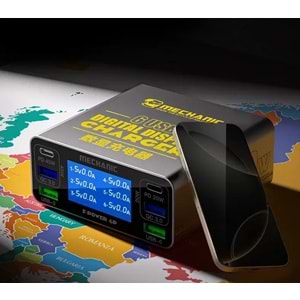 Mechanic F-Power 6P Hızlı Şarj 3.0A 87w İstasyonu Çok Portlu Şarj Cihazı