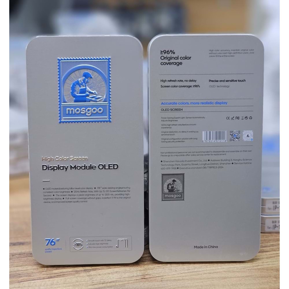 MOSGOO İphone 16 Pro Lcd Ekran Hard Oled 120Hz