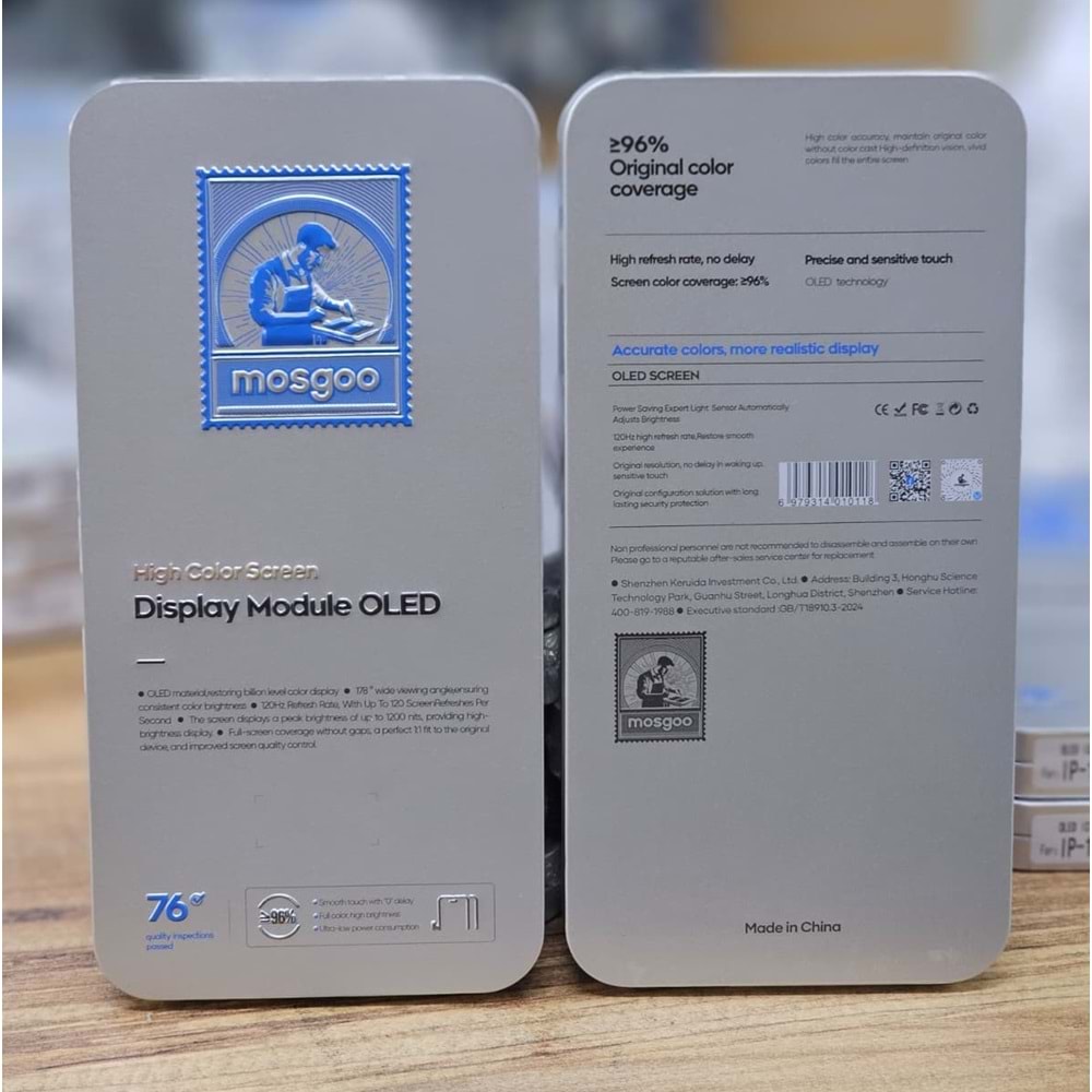 MOSGOO İphone 13 Pro Max Lcd Ekran Hard Oled 120Hz