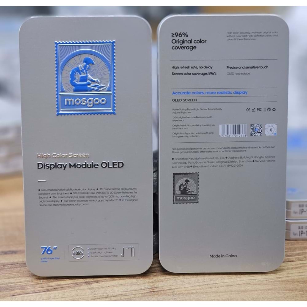 MOSGOO Oppo A91 / Oppo Reno 3 Lcd Ekran Çıtasız Oled