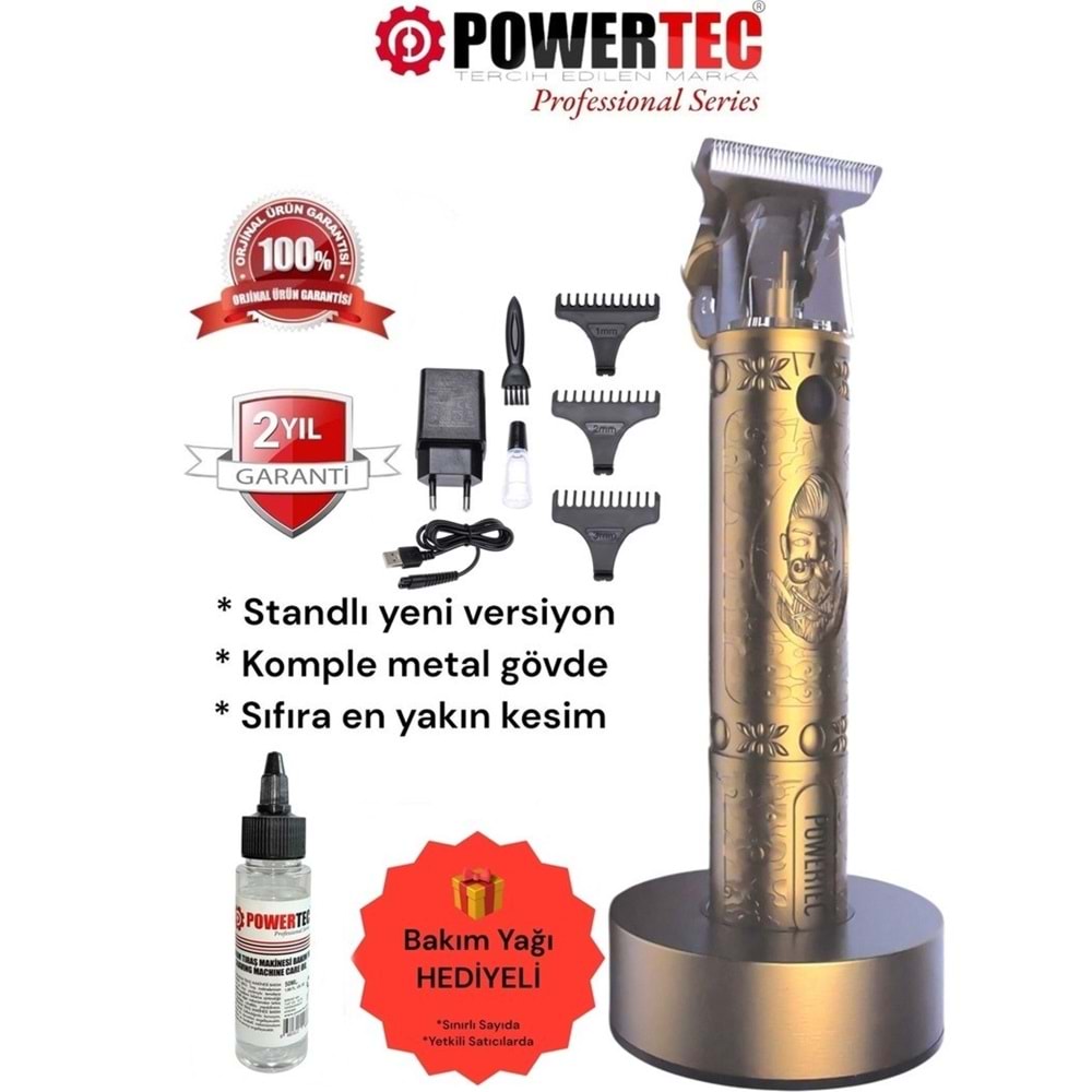 Powertec TR-1818 Sakal Ense Çizim Tıraş Makinesi
