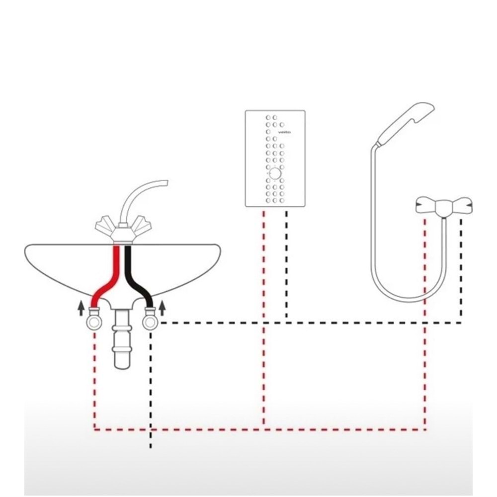 Veito Flow E9 Elektrikli Ani Su Isıtıcı (9 Kw - Ücretsiz Montaj)