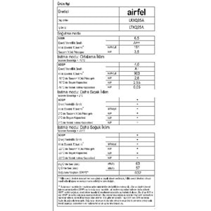 Airfel Vibe LTXQ35A WIFI A++ 12000 BTU Inverter Duvar Tipi Klima