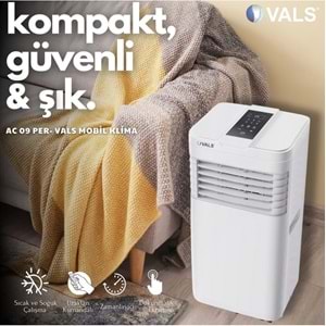 Vals AC 09 PER A++ 9000 BTU Mobil Klima