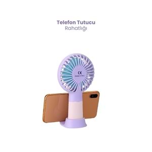 CRD MS-50 Mini Fan - Flower Pembe