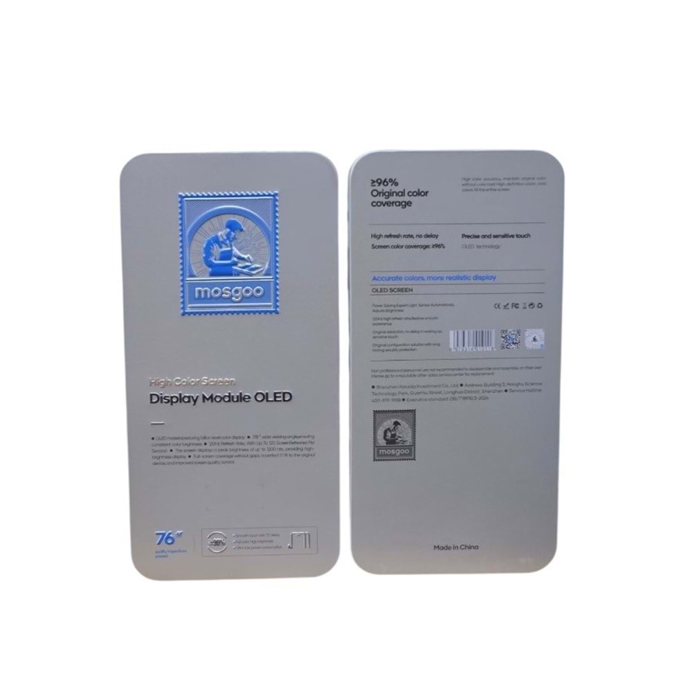 Mosgoo Samsung S20 Plus Lcd Ekran Kasalı - Silver