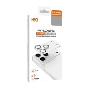 HDD Apple iPhone 18 Pro Max Pyroxene Kamera Lens Koruyucu - Gümüş